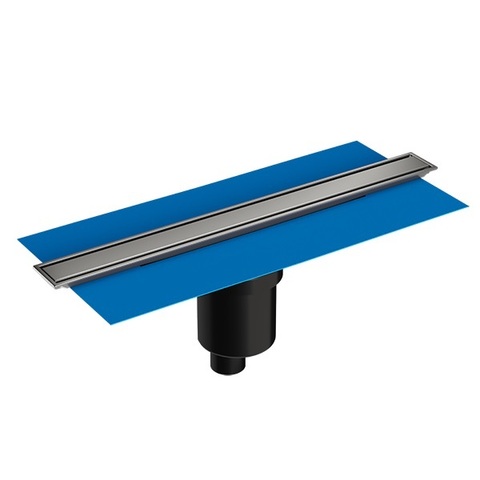 Vitra 59980478000 Душевой трап Eco-Flow 50 см, DK100, горизонтальный сифон 60 мм, матовый хром