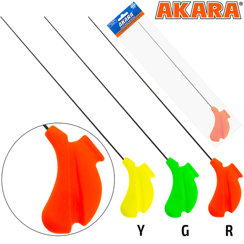 Уд. зим. Akara Master Jig M 405 (4-21 гр.) Red (хлыст жёсткий Hi Carbon)