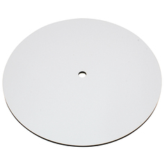 Подложка ЛХДФ 3мм с отверстием под ось Д 22 белая