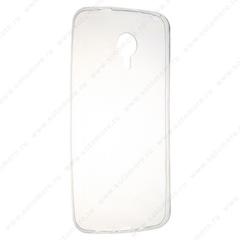 Накладка силиконовая для Meizu MX4 Pro прозрачная