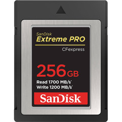 Карта памяти SanDisk Cfexpress B 256GB Extreme PRO 1700/1200 MB/s
