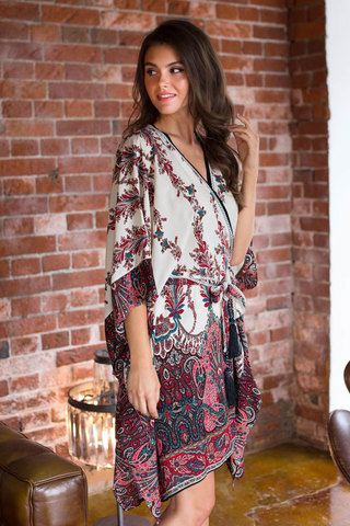 Халат Shakira 16077 Red Mia-Mia