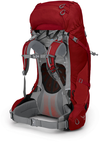 Картинка рюкзак туристический Osprey Ariel Plus 70 Carnelian Red - 2