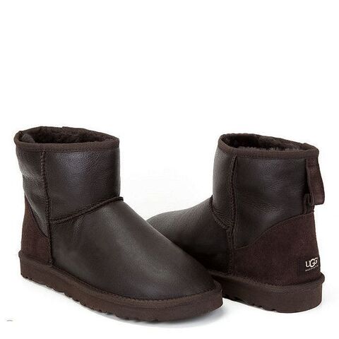 Ugg Men'S Classic Mini Metallic Chocolate