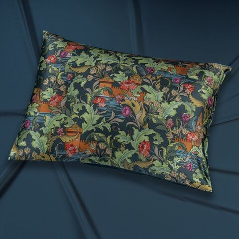 Наволочка 50x70 Mollen Рассвет темно-бирюзовая хлопковая