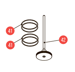 Комплект №1 для Hybest GSR40A (боек + комплект колец)