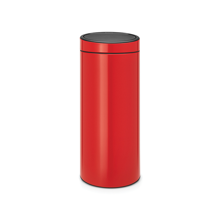 Мусорный бак Touch Bin New (30 л), Пламенно-красный, арт. 115189 - фото 1
