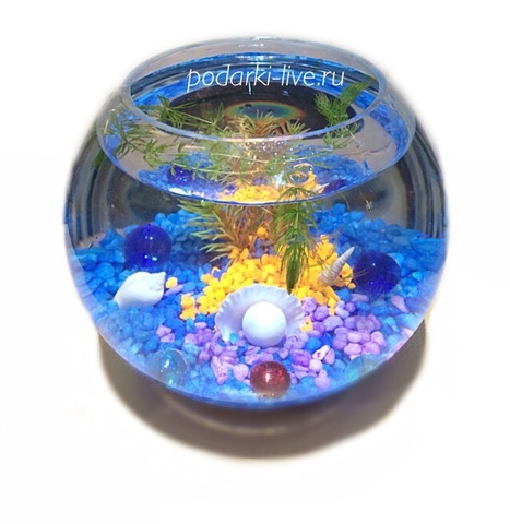 Мини аквариум шар 3 л 