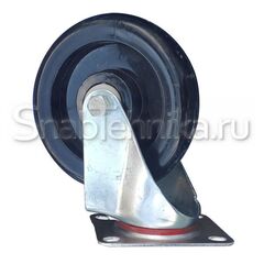 Колесная опора поворотная ПВХ SCPVC 125