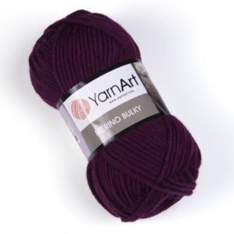 Пряжа Merino Bulky, 100г, 100м. 30%шерсть 70%акрил (цена за уп.)