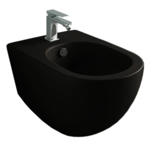 ArtCeram FLB001 17 00 ArtCeram  File 2.0 Биде подвесное 36х52 см, 1 отверстие, цвет матовый черный (Не производится)