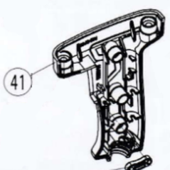 Запчасть №41 для Ken 6110B - Правая часть рукоятки