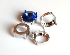 Оправа для риволи 14мм цвет серебро. Swarovski 1122