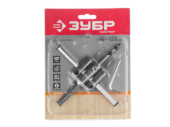 ЗУБР d 40-120 мм, глубина реза 30 мм, регулируемое сверло по дереву (29440-120)