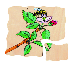 Развивающий Пазл "Яблоко" ((Цвет: нет, Разм.:145 x 145 x 18 mm))