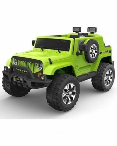 Детский электромобиль Rivertoys JEEP WRANGLER O999OO зеленый