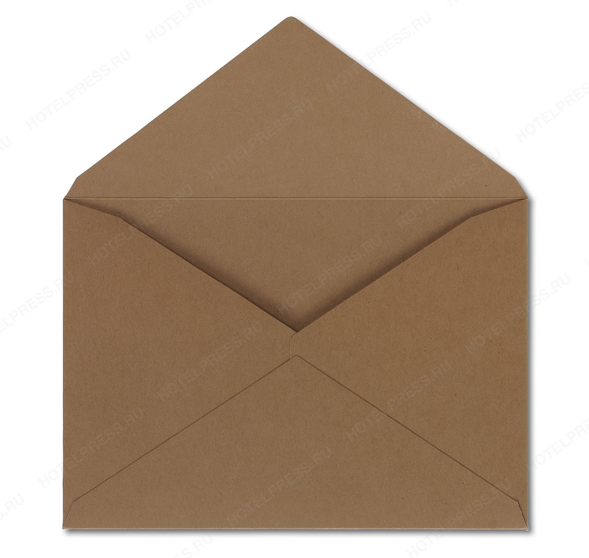 Крафтовый конверт с треугольным клапаном компании ELASTIC