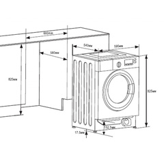 Стиральная машина Maunfeld MBWM148S