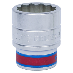 KING TONY (633042S) Головка торцевая стандартная двенадцатигранная 3/4", дюймовая 1-5/16"