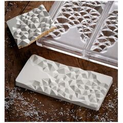Форма д/шок. Chocolate Bar Fragment 155х77мм h10мм, 100гр, 3 ячейки, п/к PC5004