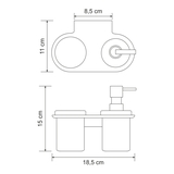 Kammel K-8389 Держатель стакана и дозатора