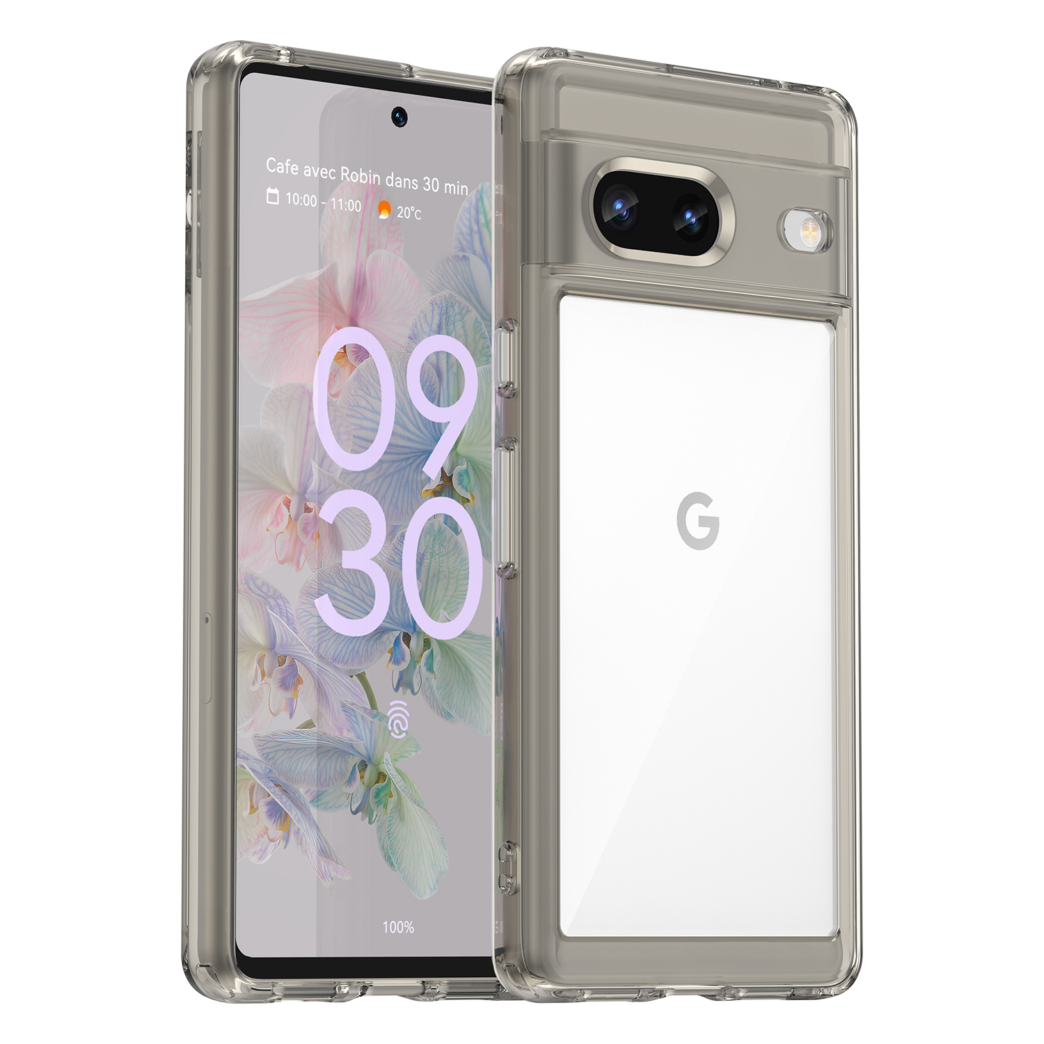 ✓ Усиленный чехол с серыми рамками для смартфона Google Pixel 7, мягкий  отклик кнопок - купить по отличной цене 🤑 в интернет магазине caseport в  Москве и СПб