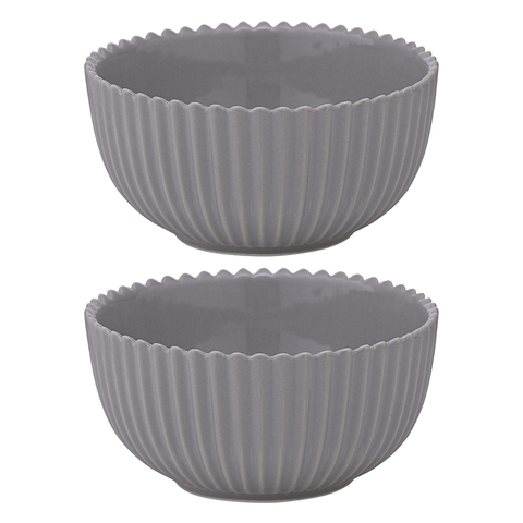 Набор салатников 2шт 300мл Tkano Edge темно-серый