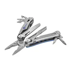 Мультитул КОБАЛЬТ 14 в 1, корпус из нерж.стали, 2-х комп. рукоятки из алюминия и ABS пластика, чехол для хранения, блистер (918-282)