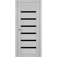 Купить Межкомнатная дверь экошпон Турин 507.12 дуб серый остеклённая