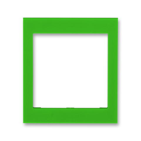 Накладка на рамку 55х55 промежуточная. Цвет Зелёный. ABB. Levit(Левит). 2CHH010355A4067