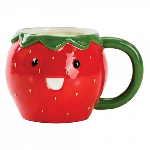 Кружка 530мл Boston Warehouse Strawberry