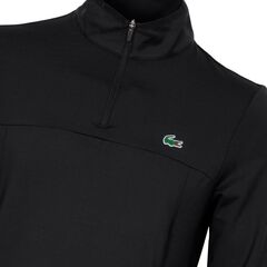 Толстовка теннисная Lacoste Men's SPORT Stretch Zippered Collar Sweatshirt - black