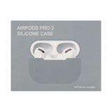 Силиконовый чехол со шнурком для Airpods Pro 2  Silicone Case (Серый)