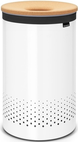 Корзина для белья 60л Brabantia белая