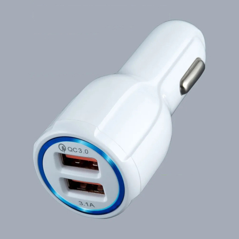 Адаптер прикуривателя - автомобильная розетка USB QC 3.0