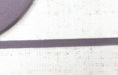 Лента киперная, хлопок, ш. 1 см, тёмная пыльная сирень