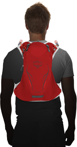 Картинка рюкзак беговой Osprey Duro 6 Phoenix Red - 3