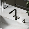Sancos Foster SC4014GG Смеситель для кухни с краном для фильтрованной воды, цвет: воронёная сталь