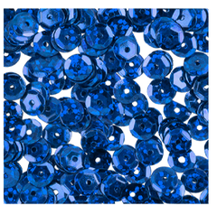 Пайетки "Zlatka" россыпью ZC 6 мм 5 х 10 г №07 василек