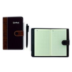 
          Записная книжка с авторучкой, 9,0 см * 15,0 см, 7БЦ, Alingar, иск. кожа, клапан на кнопке, 80 л., клетка