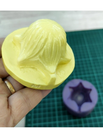 Молд пластиковый+Вайнер силиконовый лепестки колокольчика, диаметр 6,5см