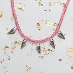 УЦЕНКА!!! Подвеска шип 10*5 мм, 1 шт, родий У088