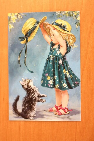 Игра с котенком