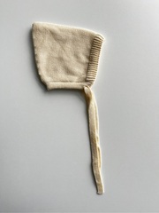 6197-41 Чепчик вязаный (льняной)