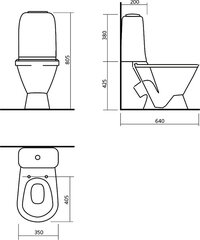 САМАРСКИЙ СТАНДАРТ Унитаз-компакт Белый S1