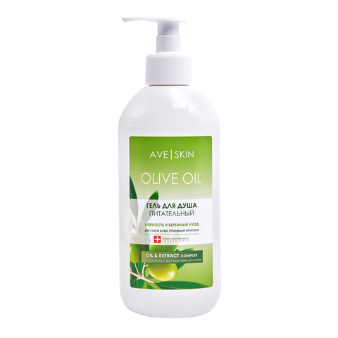 Modum AVE SKIN Гель для душа питательный OLIVE OIL  400мл (E143-514)