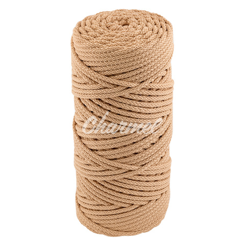 White our polyester cord 5 mm