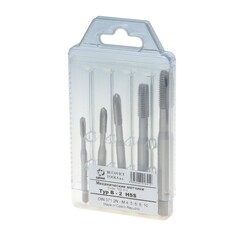 Набор метчиков машинных M4 -M10 HSS DIN371 (B/4-5P) 5пр Bucovice(CzTool) 102010