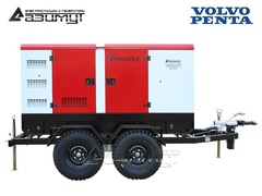 Дизельный генератор Азимут ЭД-150-Т400-2РКМ23 Volvo Penta на шасси в кожухе с автозапуском