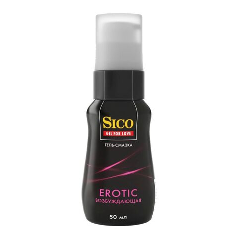 Возбуждающая гель-смазка Sico Erotic - 50 мл. - Sico 101020431